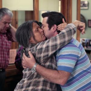 Still of Nick Offerman and Paula Pell in Parks and Recreation (2009)