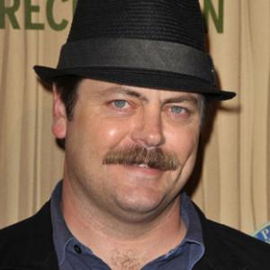 Nick Offerman at event of Parks and Recreation 2009