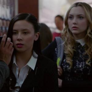 Victory Van Tuyl and Malese Jow in 'Castle'.