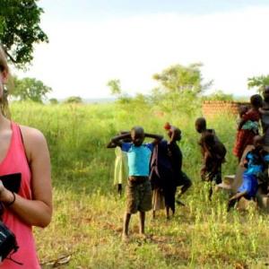 In Uganda filming Under the Mango