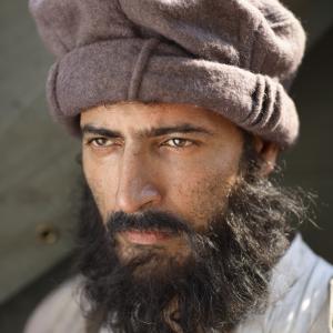 Talibani Leader in a British Army TV add., London 2007