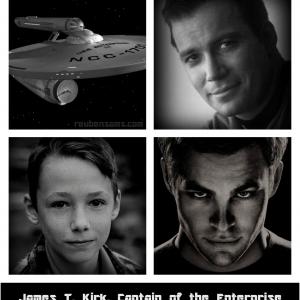 As young James Kirk, Star Trek Begins (2014)