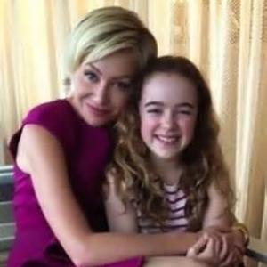 Lucinda Armstrong Hall with Portia de Rossi on set NAH 2013