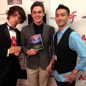 Asians On Film Red Carpet repping Hidden Valley: The Awakening with Joshua Lee Young and Thuc Win