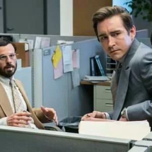 Halt  Catch Fire Pilot  Season 1 Pic from fan page With 2 main characters Lee Pace and Scoot McNairy My characher was sales engineer and appeared as a regular character This pic also made tv guide and us news I am in back left at my