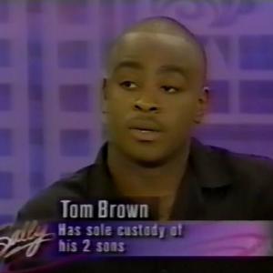 Still of Tommy Brown speaking on the Sally Jessy Raphael show The episode aired on May 3 2001