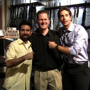 After video interview with Zachary Levi and Joshua Gomez on Castle set of NBCs Chuck