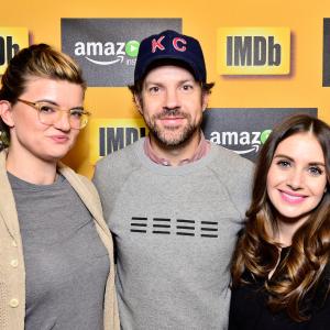 Jason Sudeikis and Alison Brie at event of The IMDb Studio 2015