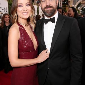Jason Sudeikis and Olivia Wilde at event of 73rd Golden Globe Awards 2016