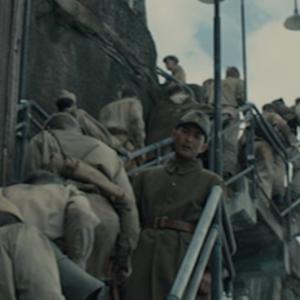 Yoji Tatsuta as 'Naoetsu Guard' in a feature film 'Unbroken' by Angelina Jolie 2014
