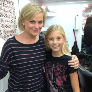 Amy Poehler and Chloe for Parks and Recreation Series Finale Play Mom and Daughter