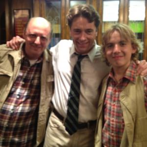 Adam with Bill Stevenson and Blake Boyd. Bill played Charlie and Blake played Bill, Adam's father in the play, On Golden Pond. It also starred Salome Jens, Andrew Prine and it was directed by Gloria Gifford.