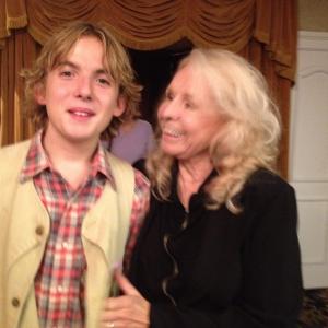 Adam with the legendary Salome Jens. Salome played Ethel in On Golden Pond, Adam played Billy, Andrew Prine played Norman and it was directed by Gloria Gifford.