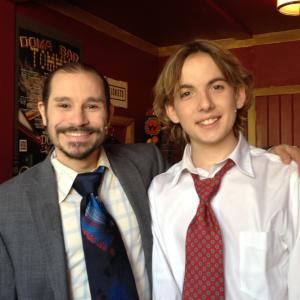 ADam with Karl Adam played teen Wicked Cousin Kevin and Karl Maschek played Uncle Ernie in the musical production of Tommy at the Met in LA in 2012.