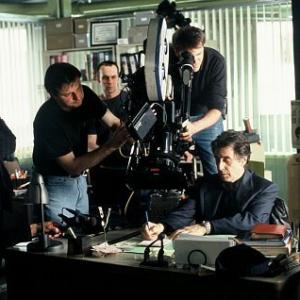 Al Pacino and Christopher Nolan in Nemiga (2002)