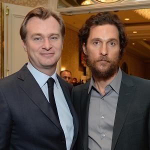 Matthew McConaughey and Christopher Nolan