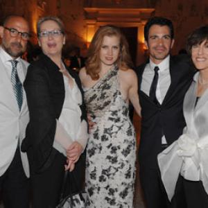 Meryl Streep Nora Ephron Stanley Tucci Amy Adams and Chris Messina at event of Julie ir Julia 2009