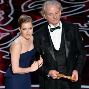 Bill Murray and Amy Adams at event of The Oscars 2014