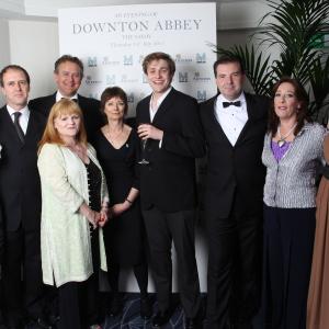 Hugh Bonneville, Brendan Coyle, Kevin Doyle, Phyllis Logan, Lesley Nicol, Michelle Dockery, Thomas Howes and Sophie McShera at event of Downton Abbey (2010)
