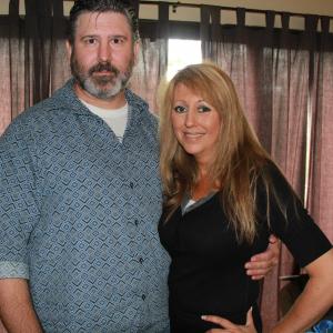 Craig Taylor and Lisa Daniel on the set of Sins and Secrets Tampa Florida