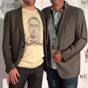 Abe Heisler and Evan Sokol at Beverly Hills Film Festival