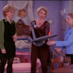 Still of Melissa Joan Hart Caroline Rhea and Beth Broderick in Sabrina the Teenage Witch 1996
