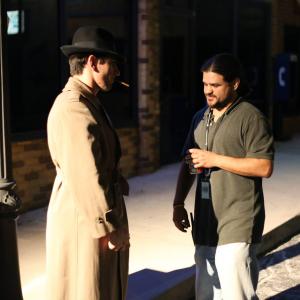 Going over scene with Anthony Belevstov