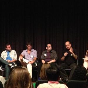 Danny Draven on the AFI and SAG Conservatory panel in Hollywood