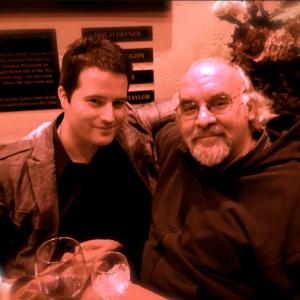 Danny Draven with his friend and directing mentor Stuart Gordon (Re-Animator, From Beyond, Honey, I Shrunk The Kids) in Las Vegas 2015.