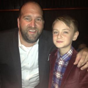 At NY premiere of St. Vincent with Jaeden Lieberher.