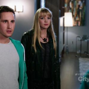 Denis Theriault and Abby Ross on CityTV's hit series 