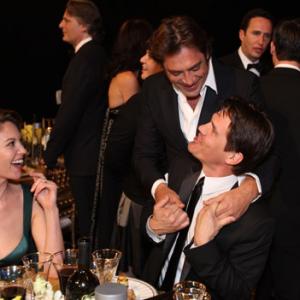 Diane Lane, Javier Bardem and Josh Brolin at event of 14th Annual Screen Actors Guild Awards (2008)