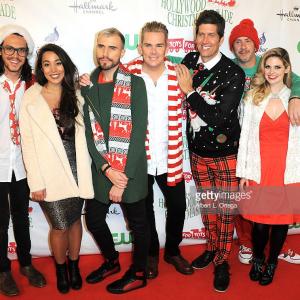 The Band of Merrymakers at the 84th Annual Hollywood Christmas Parade in Los Angeles Ca