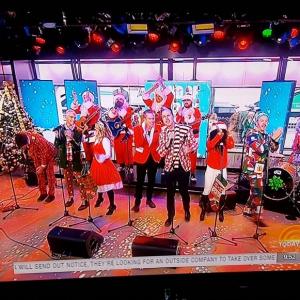 Band of Merrymakers perform live on The Today Show