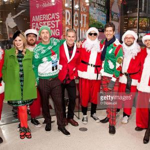 Band of Merrymakers on EXtra in Times Square
