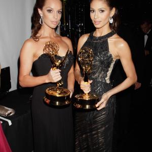 Ariana Escalante and Grace Santo backstage for the 65th Primetime Emmy Awards, which will be broadcast live across the country 8:00-11:00 PM ET/ 5:00-8:00 PM PT from NOKIA Theater L.A. LIVE in Los Angeles, Calif., on Sunday, Sept. 22 on the CBS Television Network.