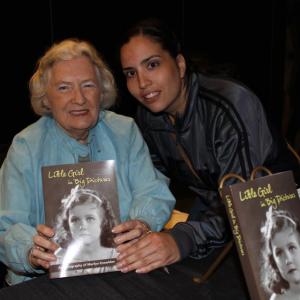 Alexa Polar with actress Marilyn Knowlden after a screening and book signing