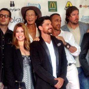 Cast and crew of 6 Bullets to Hell at the Spain Premier in Almeria Spain