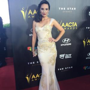 Best Supporting Actress nominee Erin James at the AACTA Awards 2015