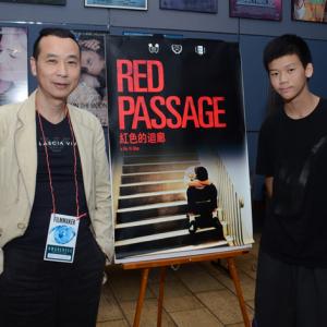 With Joshua Wong leading man of Red Passage at 2014 Awareness Film Festival in Los Angeles