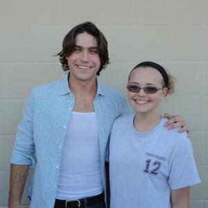 Posing with Logan Huffman at the Underdogs premier event held in Canton Ohio