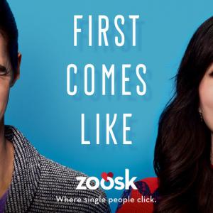 Christina July Kim the face of Zoosk in their national First Comes Like Marketing Campaign