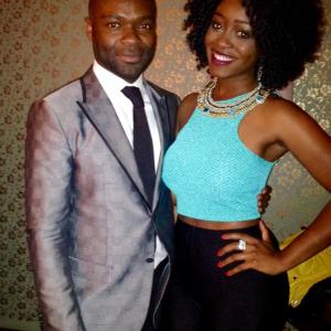 Jessica Obilom supports fellow Nigerian actor David Oyelowo at the Selma PreOscars 2015 event