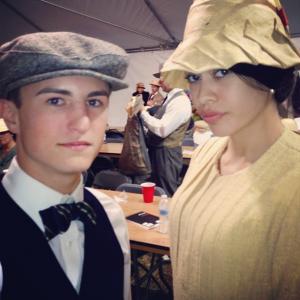 Bonnie and Clyde set 2013 Jake Wills and I were featured in a scene with Emile Hirsch