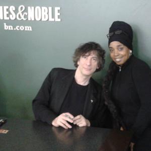 With Author Neil Gaiman. NYC. 
