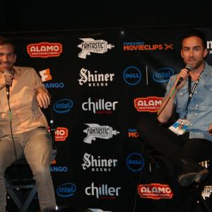 Aaron Moorhead and Justin Benson at event of Spring 2014