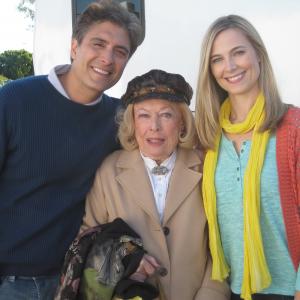 Abner, The Invisible Dog: Set Photo with Jane Kean, Jennifer Keller
