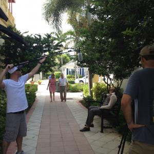 Filming the last scene of The Birthday Gift Naples FL 2014