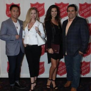 Chayce Lee, Taylor Carr, Tasha Boyd and L.J. Rivera at The Salvation Army Fundraiser Premier of The Little Boy movie.