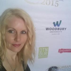 Assistant Director Amy Goodrich at the Sound Stage After party, 'Burbank International Film Festival' September 2015.